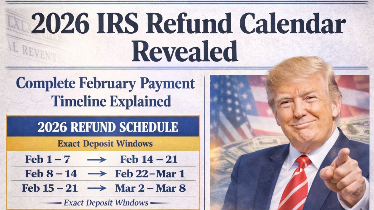 2026 IRS Refund Calendar Revealed