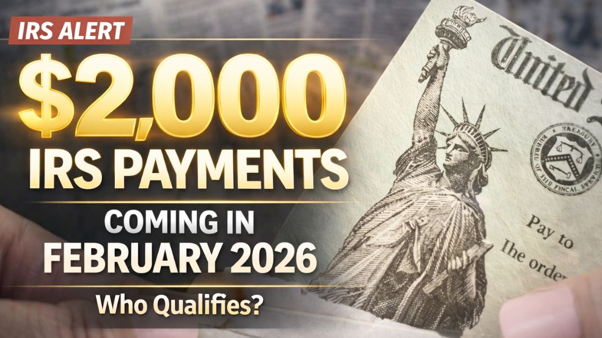 IRS $ 2000 Payment Coming In FEB