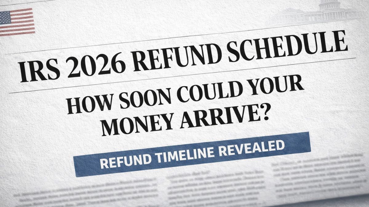 IRS 2026 Refund Schedule