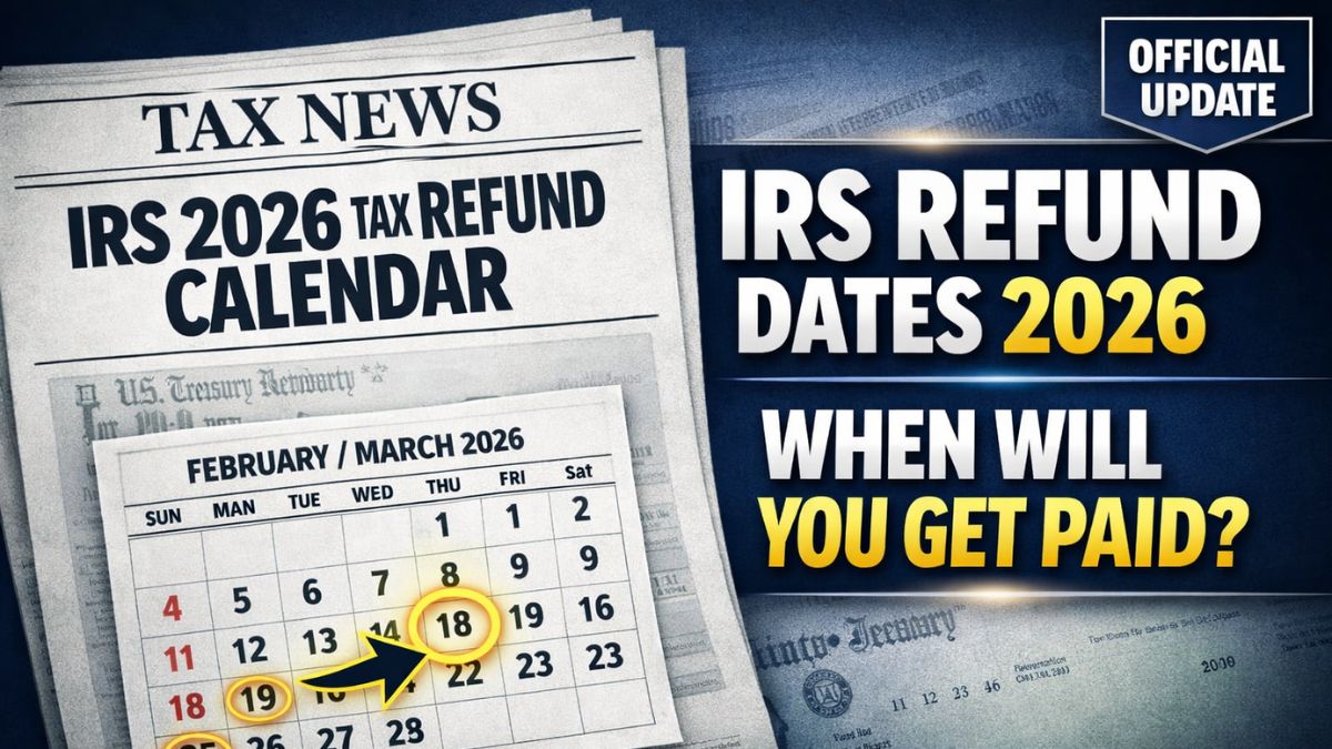 IRS 2026 Tax Refund Calendar