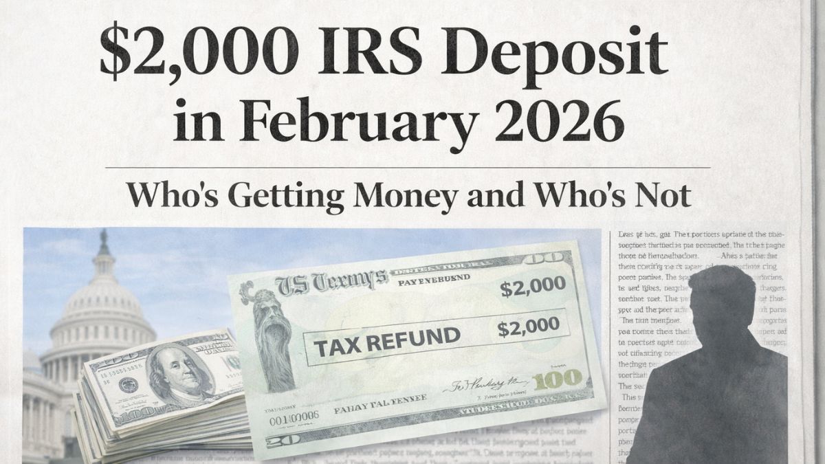 IRS Deposit $2000 Latest News