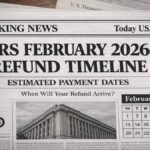 IRS February 2026 Refund Timeline News 18 FEB