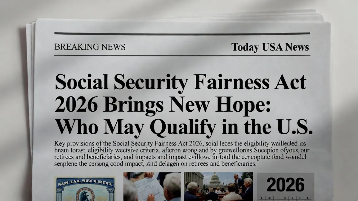 Social Security Fairness Act 2026